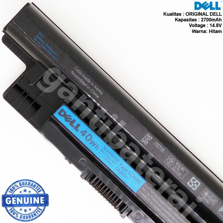 Baterai Dell Inspiron 14r 3421 5421 5473 15r 5521 Xcmrd Vostro 2421 2521 3446 Latitude 14 3000 Ori Shopee Indonesia