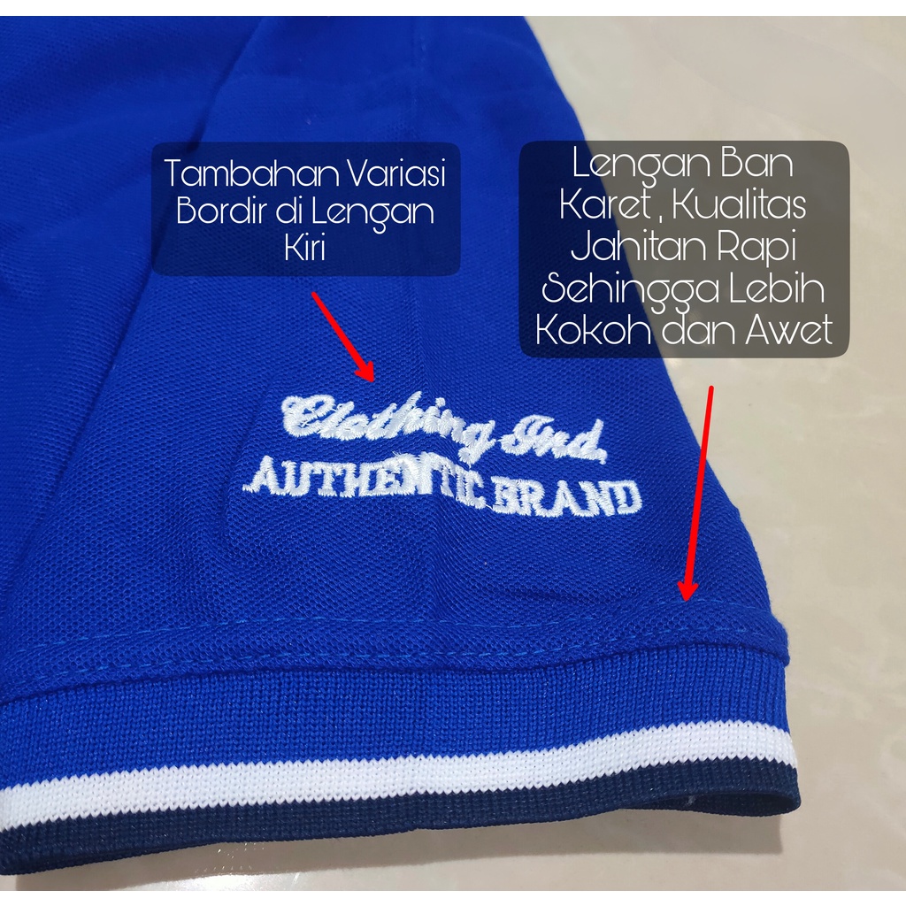 KAOS KERAH PRIA LAKOS DEWASA POLO POLOS SIZE L