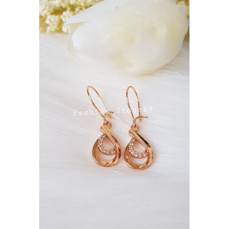 Anting Jurai import Xuping Fashion perhiasan lapis emas xuping yaxiya anting jurai