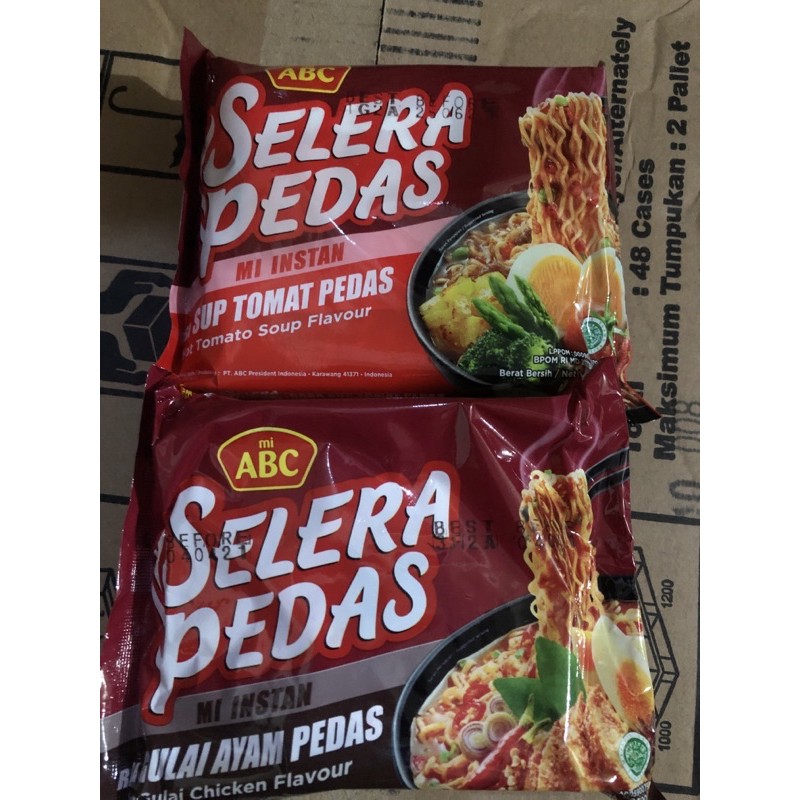 [PAKET ISI 5] Selera Pedas ABC mie instant 70 gr