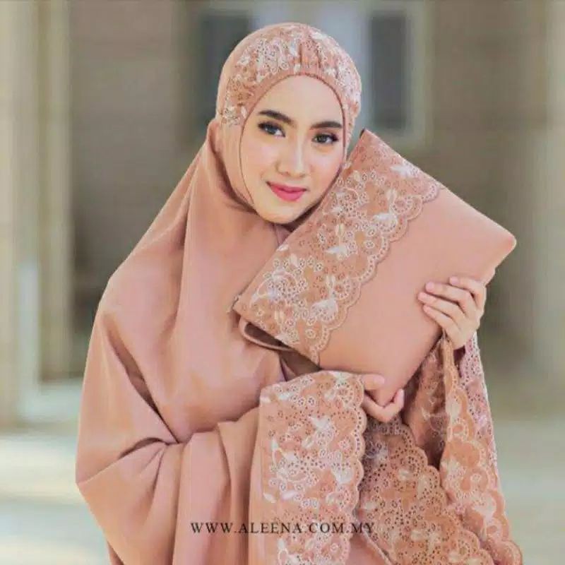 Mukena Dewasa / Mukena Bordir / Mukena Khadijah syahbani 100%ori