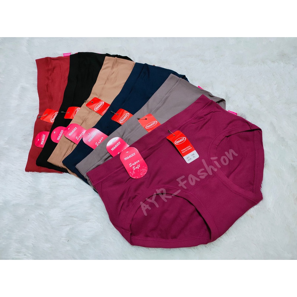 3Pcs Celana Dalam Wanita Dewasa MissLily Super Soft - Celana Dalam Wanita - Celana Dalam Perempuan -