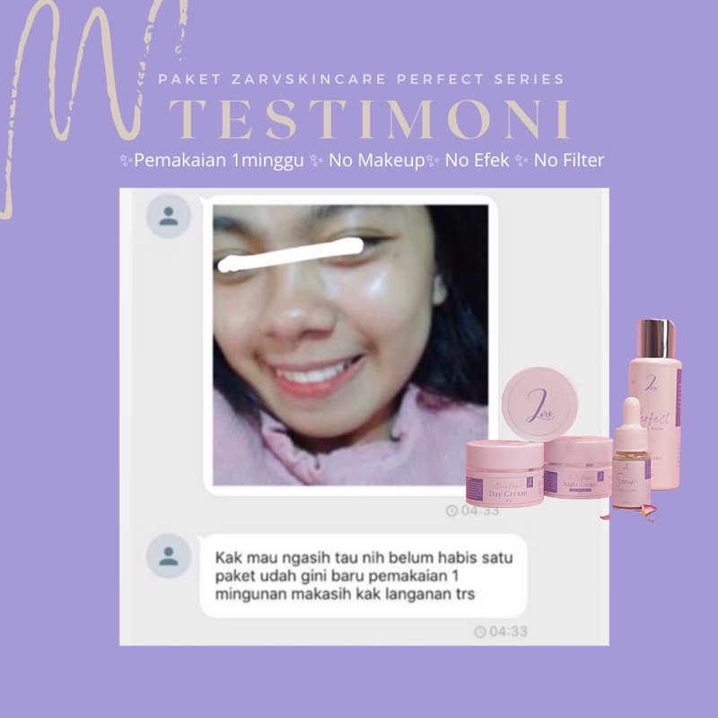 TERLARIS‼️ PAKET GLOWING PERFECT SERIES ZARV/ PAKET WHITENING / PAKET ACNE GLOWING / PAKET BRIGHTENING// zarv.skincare-3