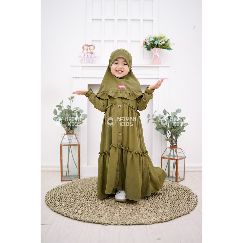 Terlaris Gamis anak N.A.Fdstore colection usia 3_5 th Keren