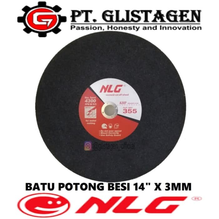 Batu Potong Besi 14&quot; / Cutting Wheel / Pisau Potong Besi Alumunium