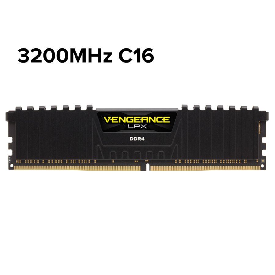 CORSAIR VENGEANCE® LPX 8GB DDR4 DRAM 3200MHz CMK8GX4M1E3200C16