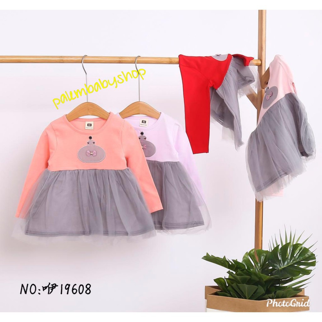 ybr dress polos tile/dress anak 19608