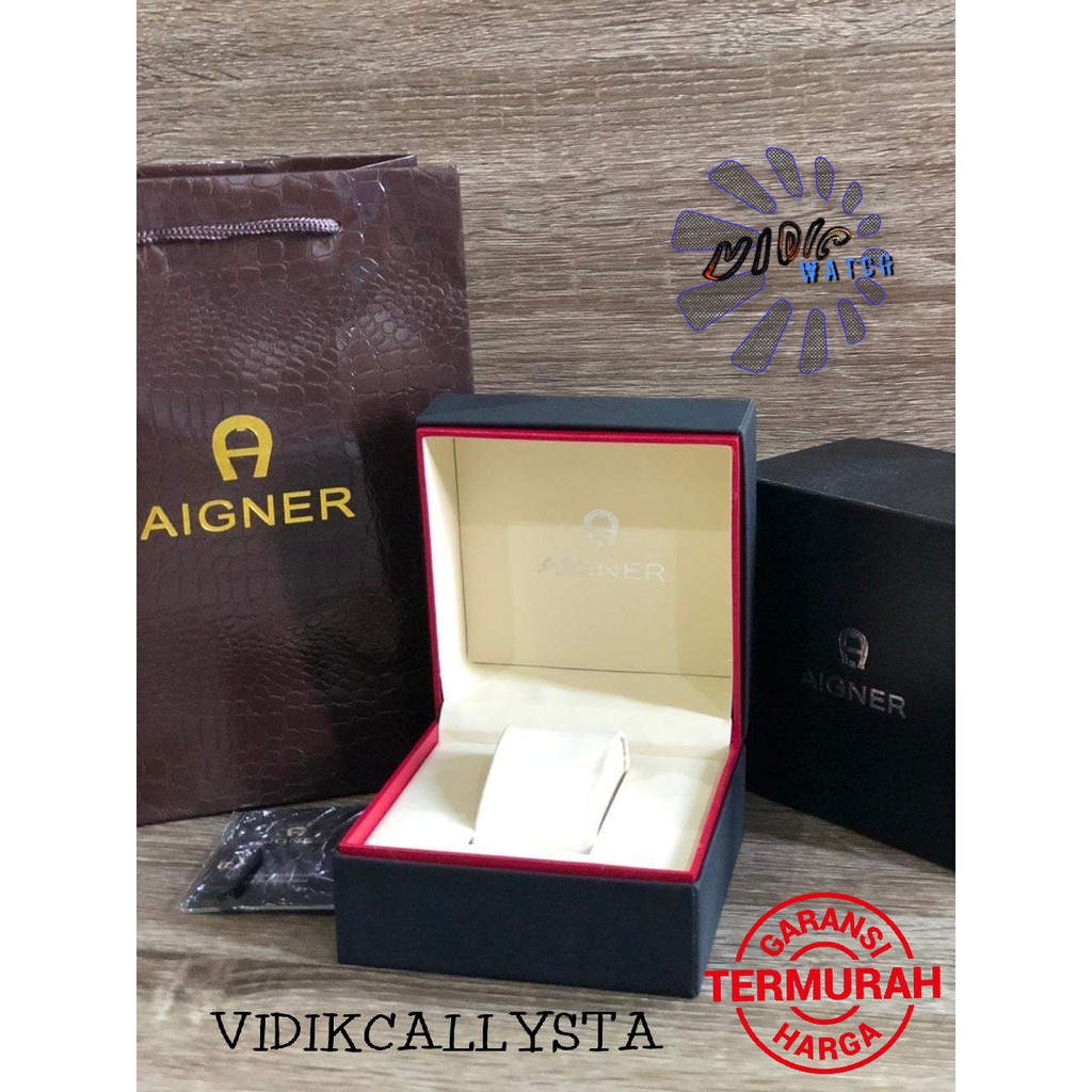 BOX BOK JAM PREMIUM JAM TANGAN AIGNER KOTAK JAM AIGNER EXCLUSIVE 889