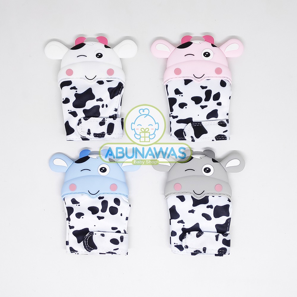 Sarung Tangan Bayi Teether Lucu / Mitten Teether / Gigitan Bayi