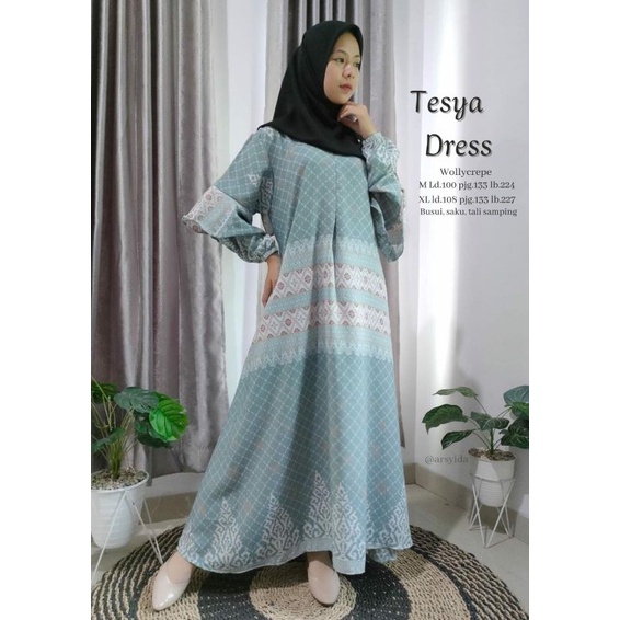 Gamis Wollycrepe rumbai