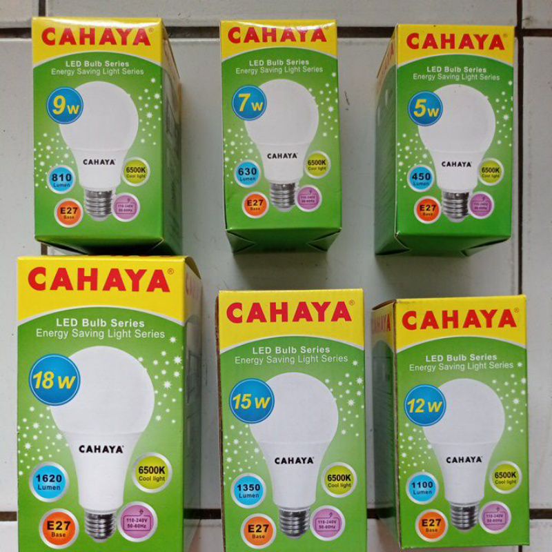 LAMPU LED CAHAYA PUTIH 5W, 7W, 9W, 12W, 15W, 18W/ LAMPU LED CAHAYA