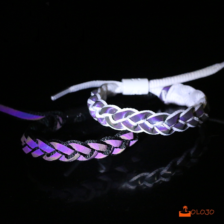 OLOJO Gelang Rastaclat - Bracelet Restaclat - Efek Reflektif