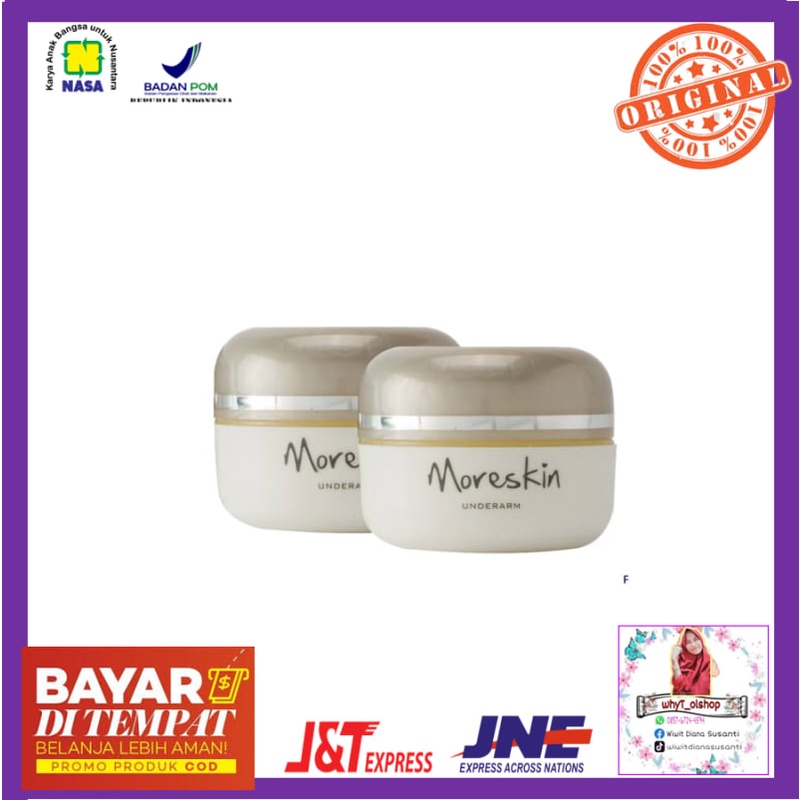 Promo Moreskin Underarm Original - Krim Penghilang Bekas Luka Pencerah Kulit whyT_olshop