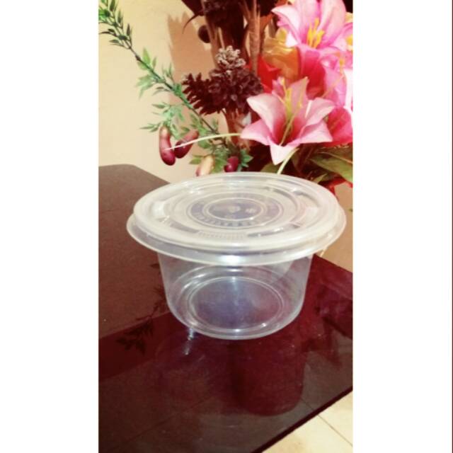 Cup plastik kepal milo 500ml