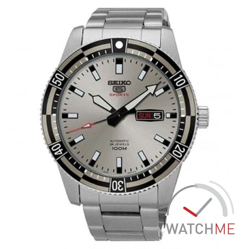 Jam Tangan Seiko 5 SRP729K1 Automatic Grey Dial 100m Stainless Steel Original Bergaransi