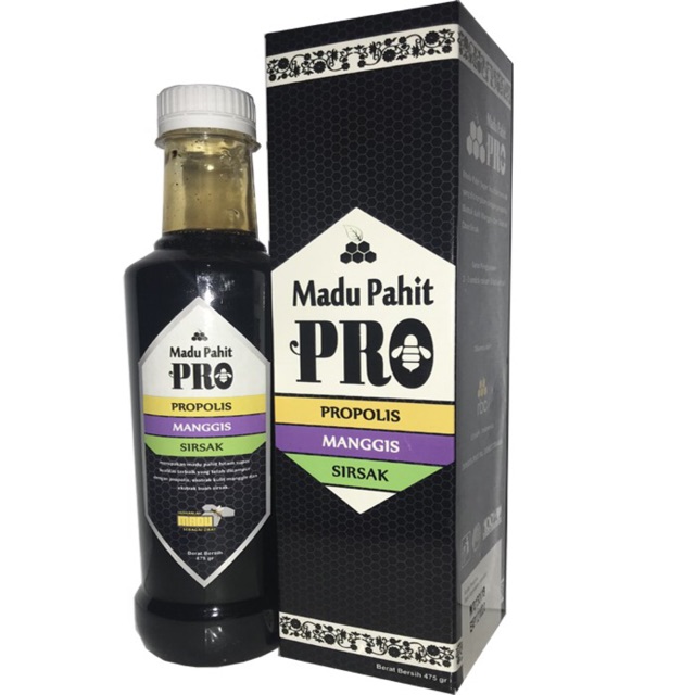 Madu Hitam Pahit Plus Propolis Almahaz 475 gr Original Madu Pahit Asli