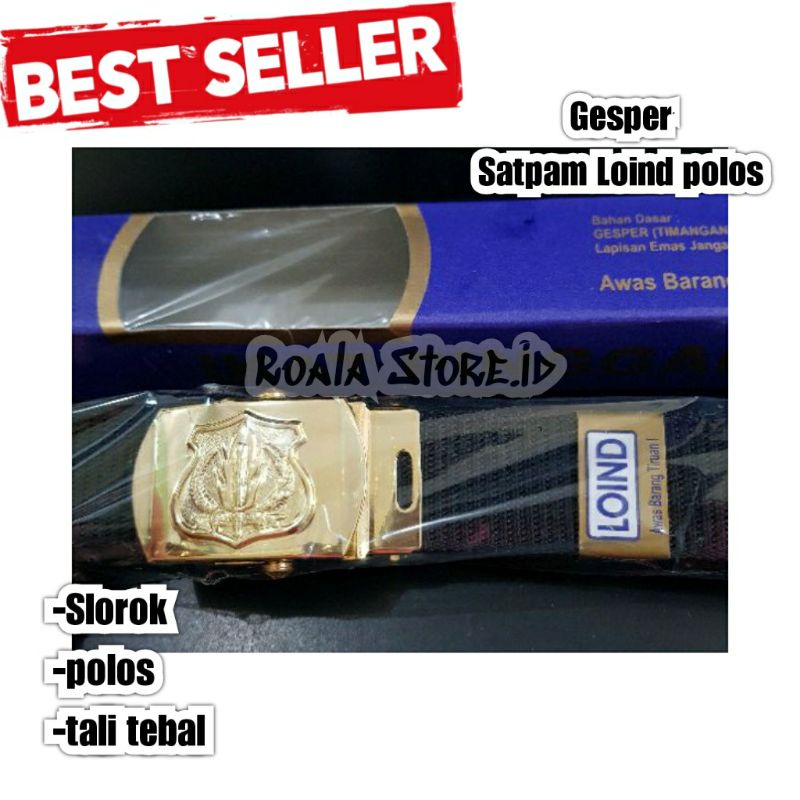 Gesper Satpam Polos Sabuk Satpam Loind