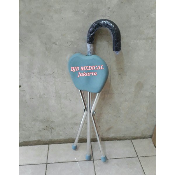 Termurah Tongkat Kursi duduk Sholat Tanpa Roda AVICO bisa di Lipat dan Pratis di bawa kemana-mana