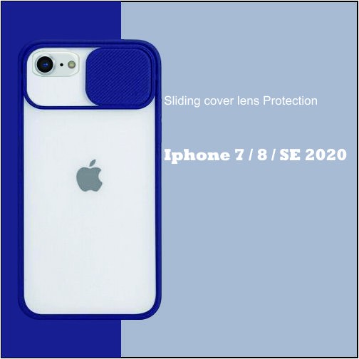 Votre Slide Clear iPhone Camera Protaction Silikon Soft Case iPhone 11 12 7 / 8 / SE 2020 / 7 & 8 Pl
