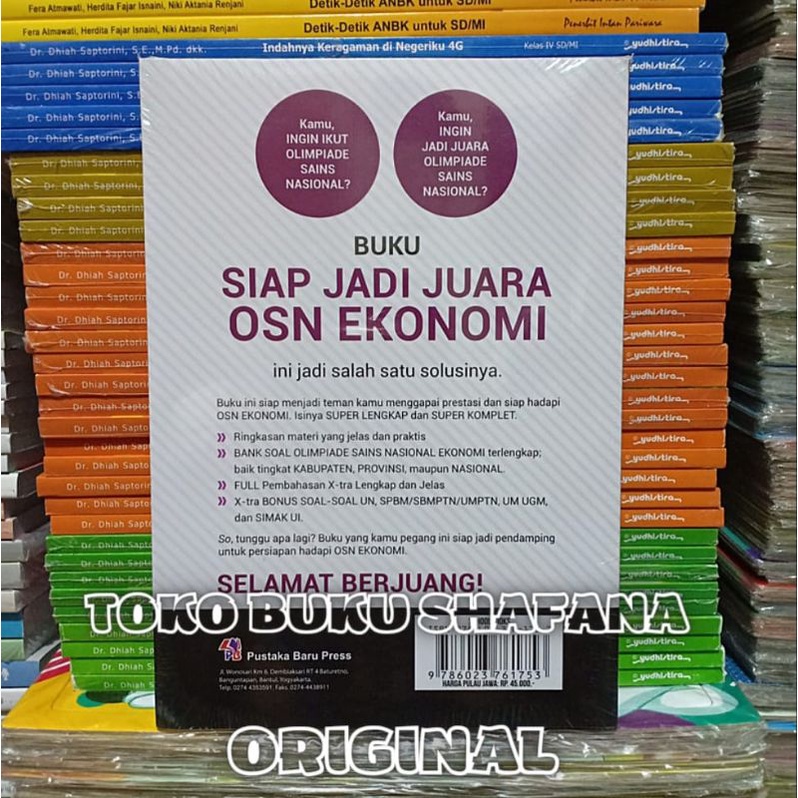 Buku OSN EKONOMI SMA : Kumpulan Soal Siap jadi Juara Terlengkap Pustaka Baru Press