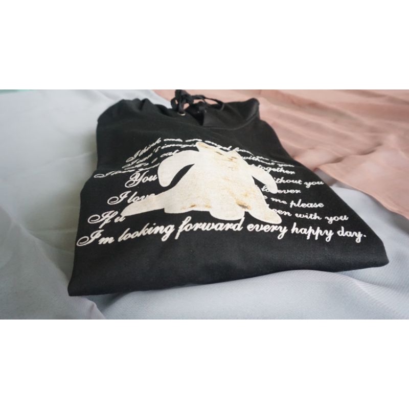 Ready Stock Jaket HOODIE Korean Jaemin ITZVIBE cat Angle