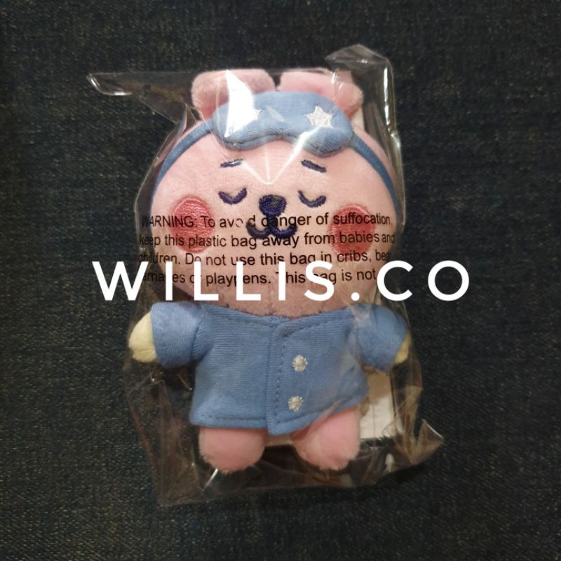 Original Line Friends BT21 Cooky Baby Dream Pajama Doll Bagcharm / Keyring / Keychain