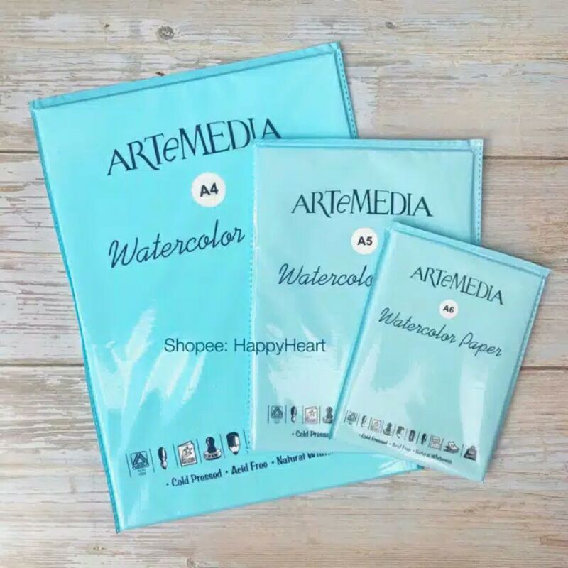 

Artemedia Watercolor Paper | A6, A5 dan A4