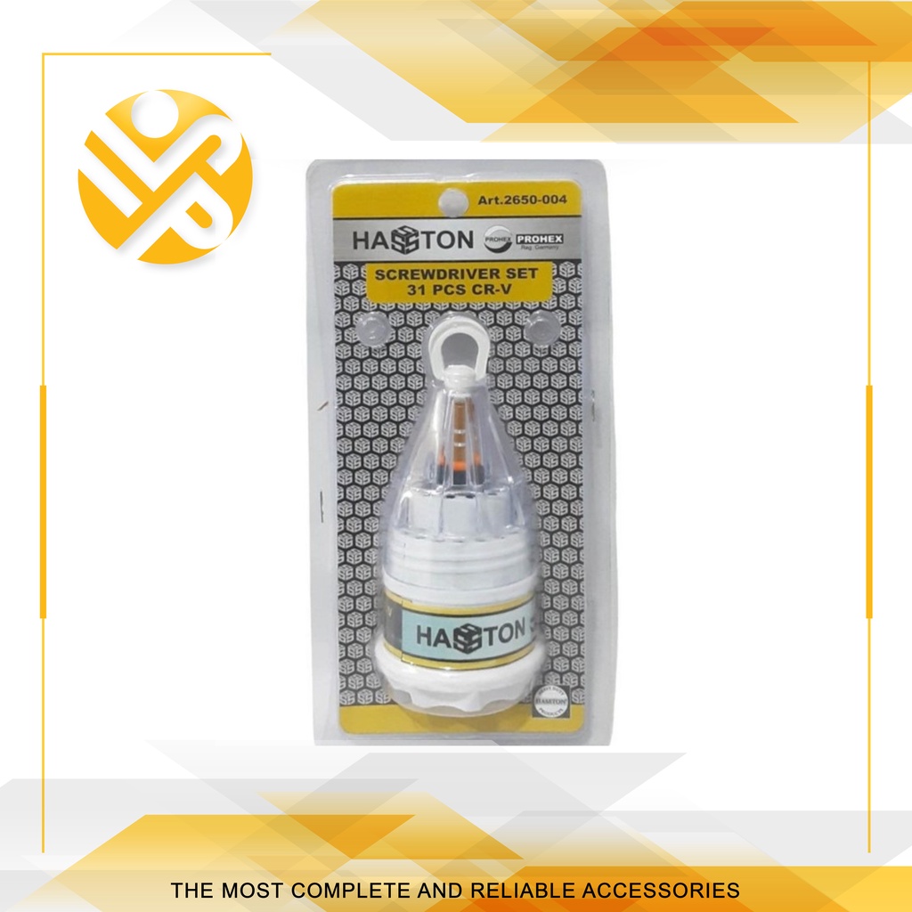Obeng Set 31Pcs Hasston Prohex (2650-004)