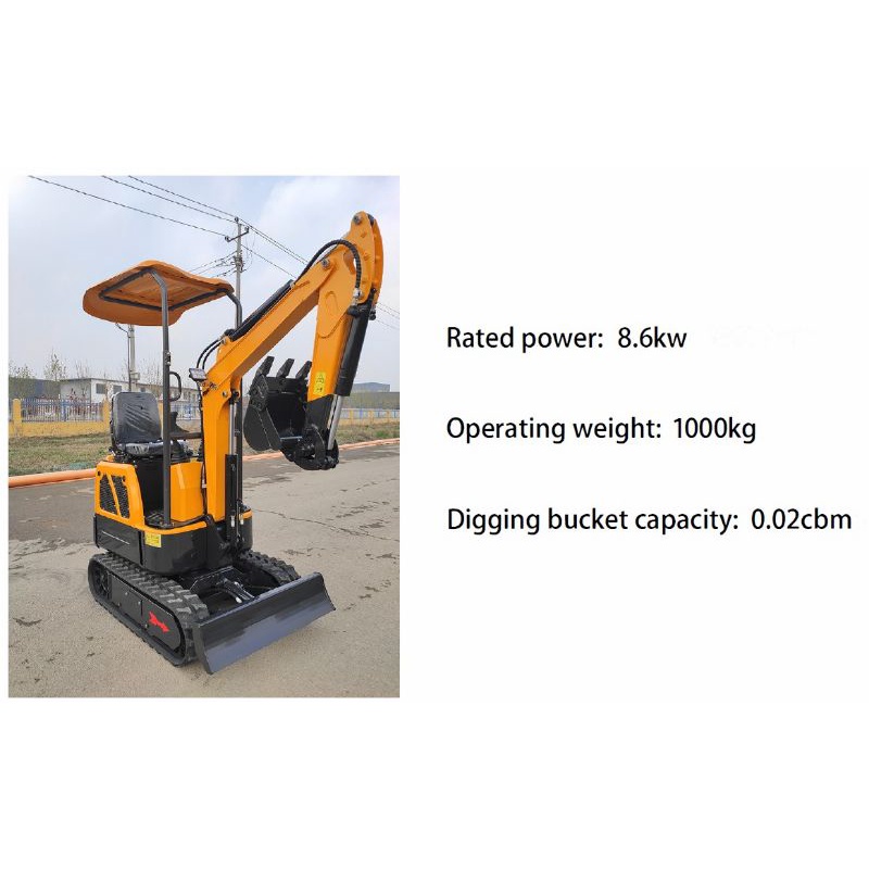 ALAT BERAT EXCAVATOR MINI KAPASITAS 1 TON