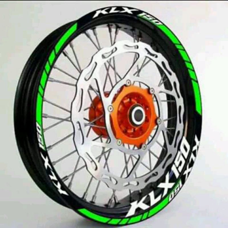 stiker velg KLX 150