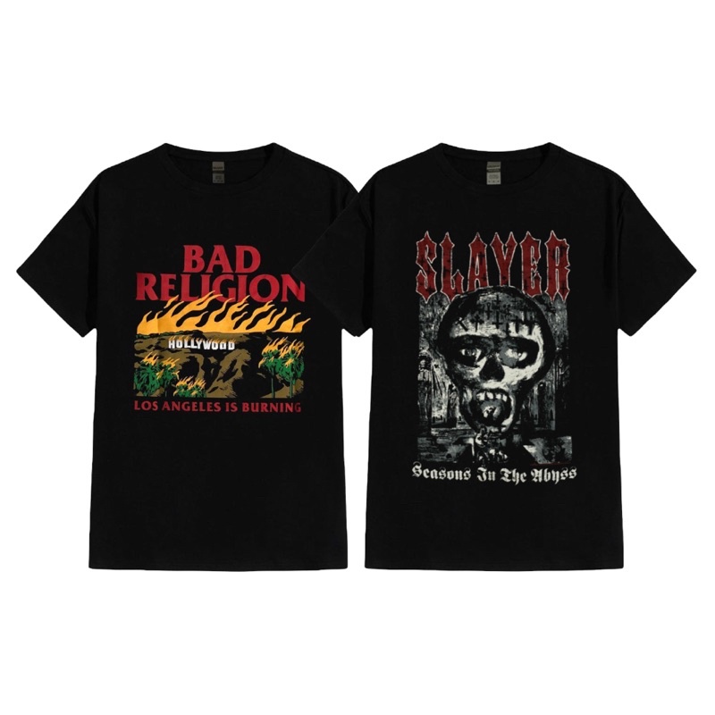 BAD RELIGION - BURNING BLACK & SLAYER - ACID RAIN