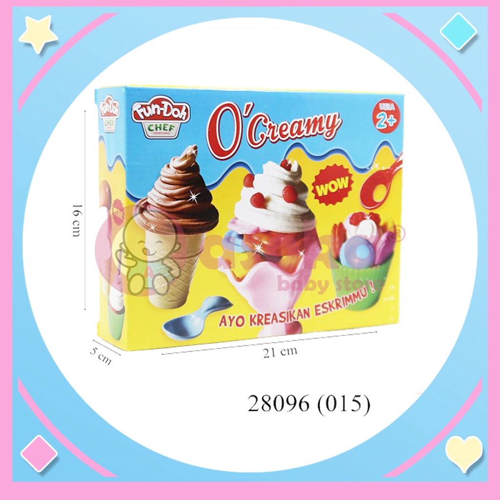 Fundoh O Creamy Lilin Mainan - Mainan Edukasi 28096 ASOKA