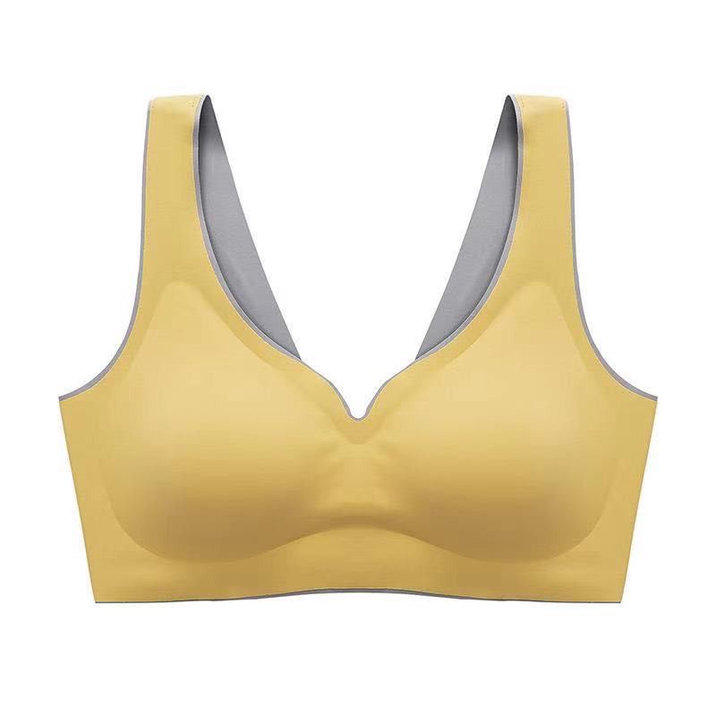 [ LINGERIE MASTER ] - (B-20) Bra Sport BH yoga lari Wanita dengan Model Kualitas Tinggi Lingerie untuk / ZERO FEEL BH Import-B-20 Kuning
