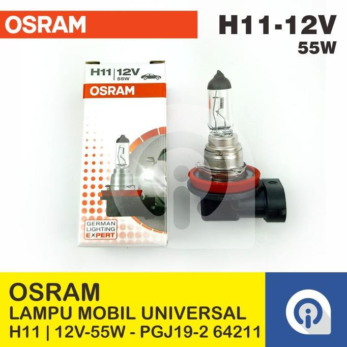 H11 Osram Halogen 55 watt original 100%