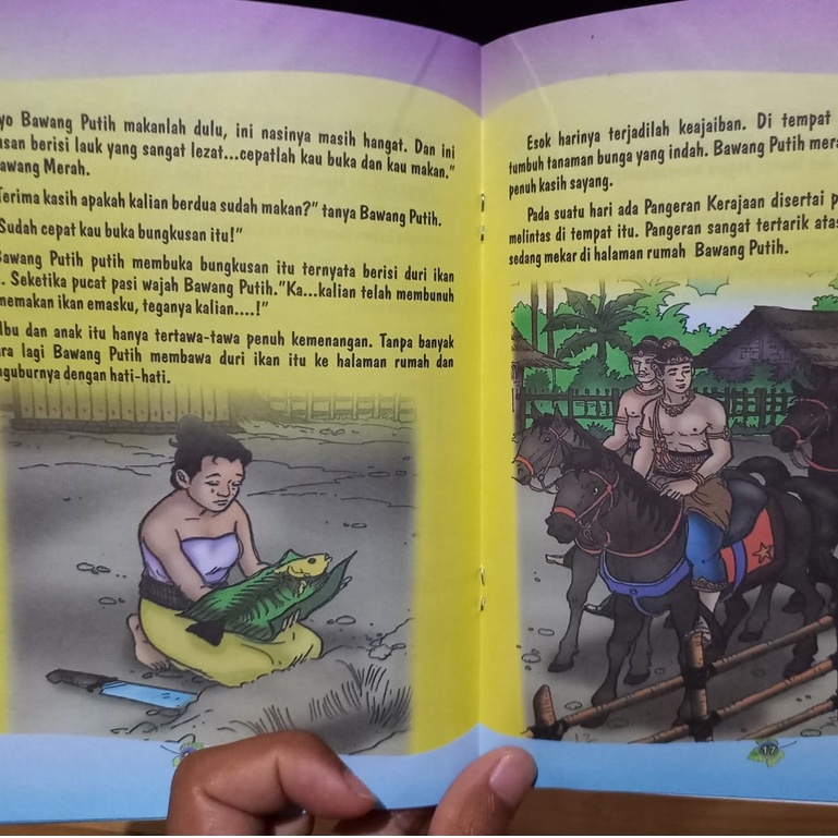 Buku Cerita Asal Mula Danau Toba hvs warna