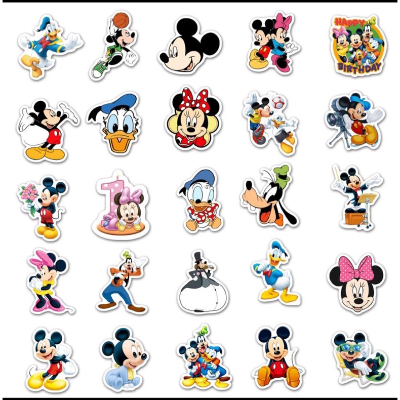 

Stiker Karakter Kartun Mix 10Pcs Random