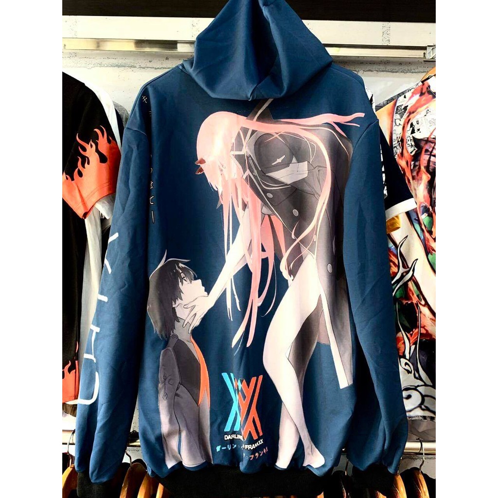 Sweater Zero Two Navy Darling in The Franxx Adidaspoly