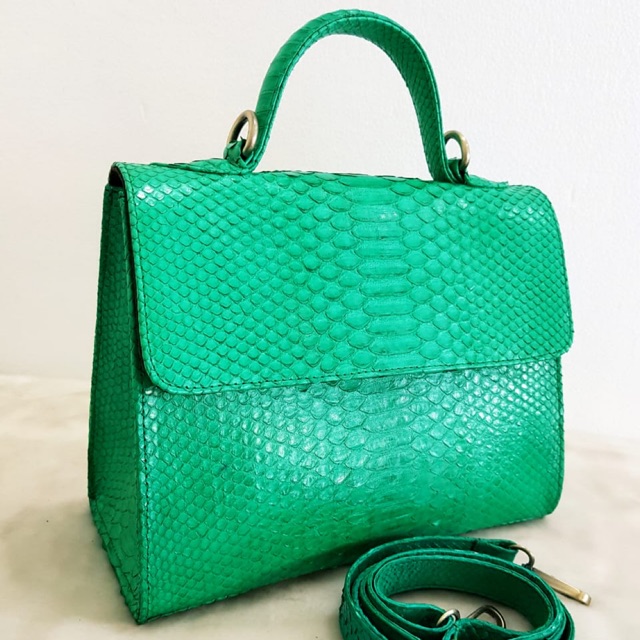 Salma bags bahan kulit ular python asli