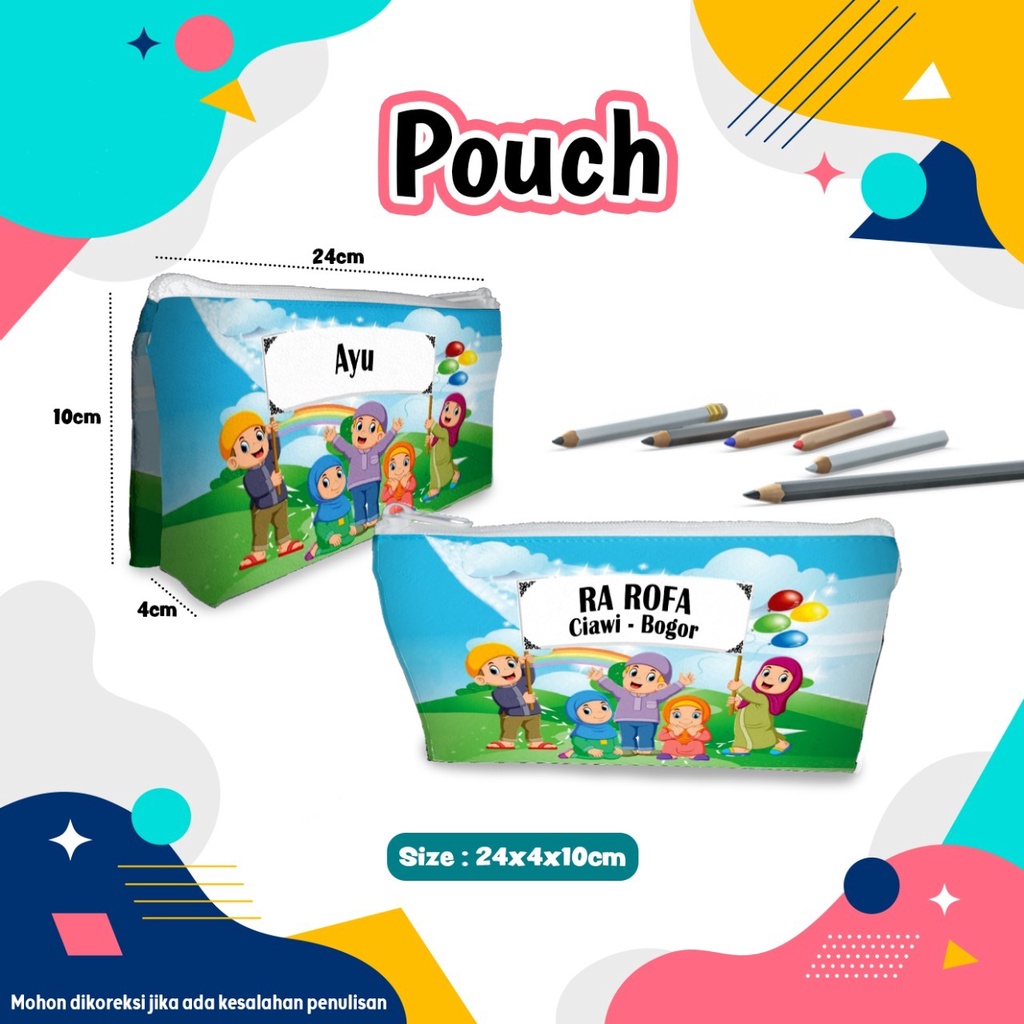 

Template Desain Tempat Pensil Pouch 2 (hanya untuk referensi)