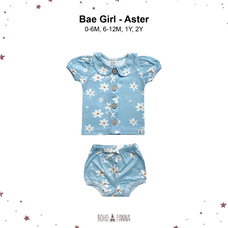 Bohopanna / Bohobaby Bae Girl - Setelan Anak Perempuan-Aster