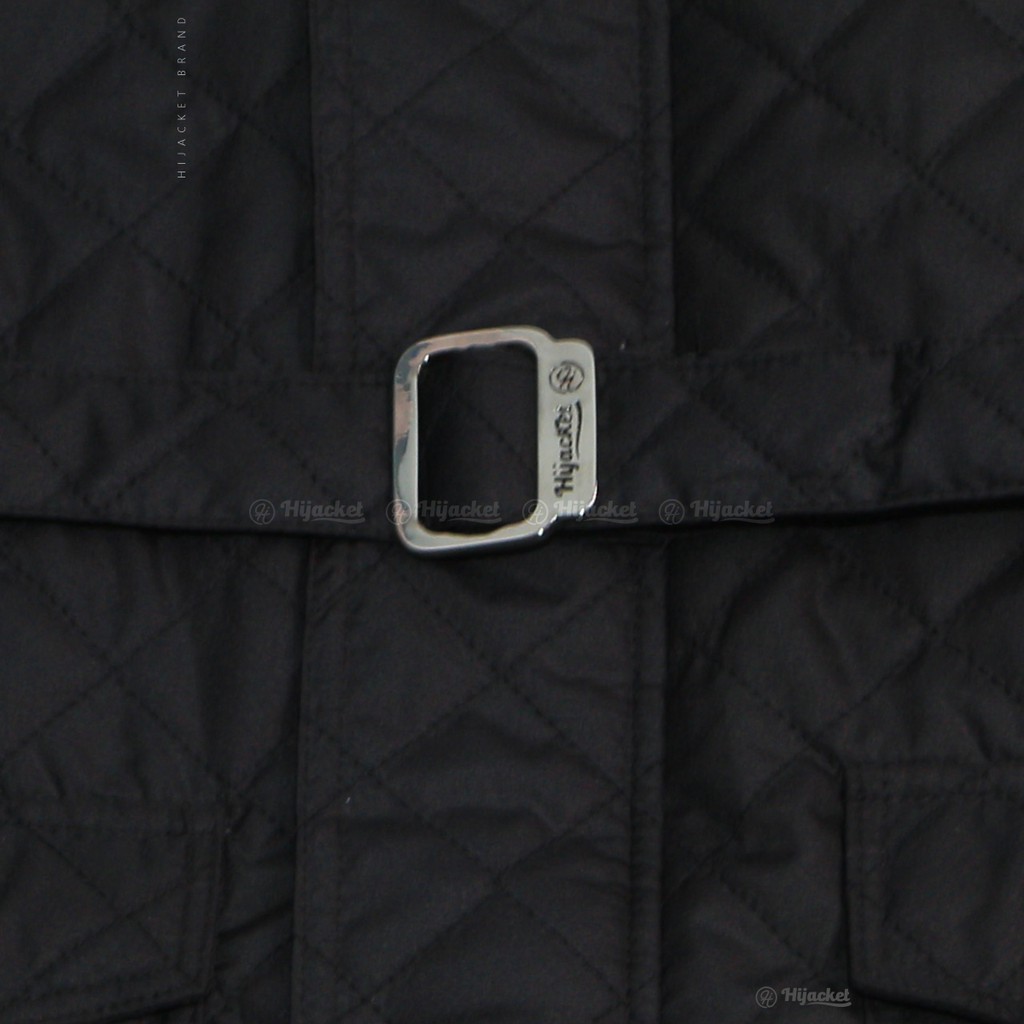 Hijacket Muslimah Agnesia Black - Jaket Wanita Muslimah Waterprouuf Anti Air Free Souvernir-5