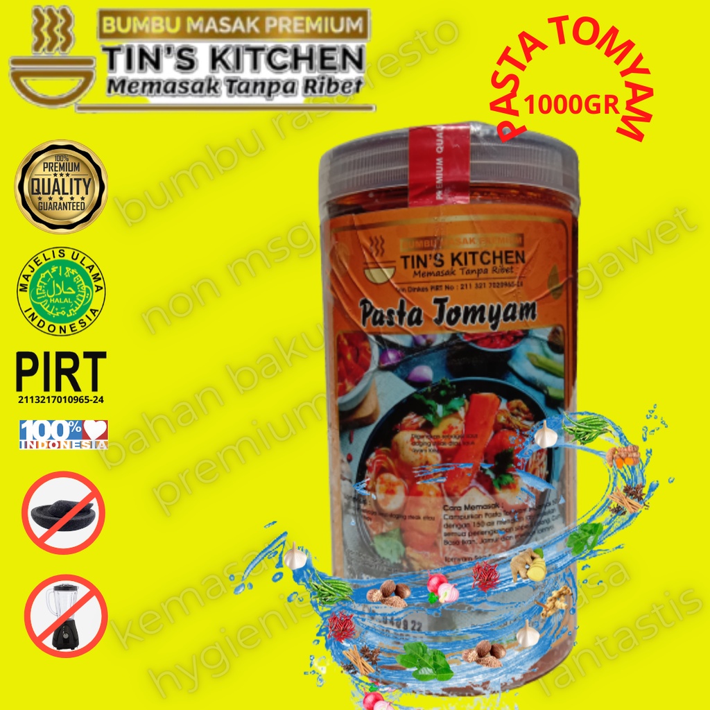 

Pasta Instan Tomyam 1000GR Tins Kitchen