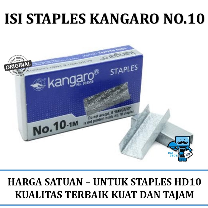 

Refill Staples Kangaro No 10 Kecil (1pcs/satuan)