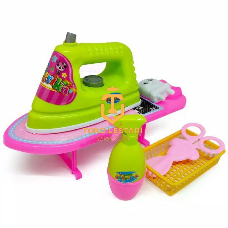 MAINAN SETRIKAAN SET MEJA / MAINAN ANAK PEREMPUAN
