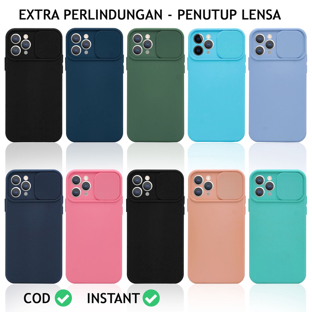 Case Color Lensa Iphone 7+ Iphone 8+ Iphone XR Iphone XS Max Iphone X XS Softcase Tutup Lensa Camera