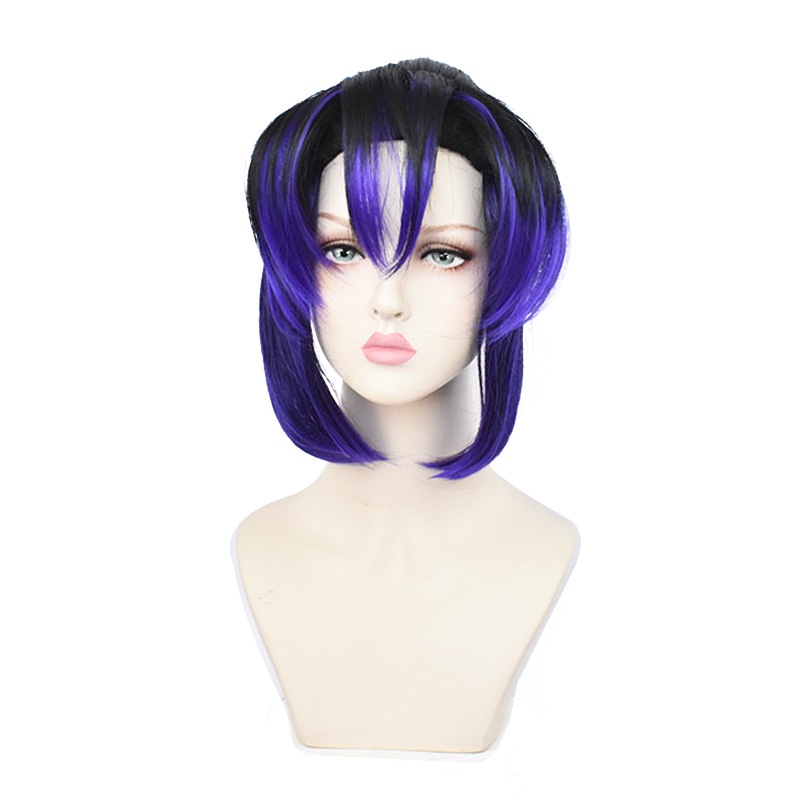 LOL-68 wig kanao kochou shinobu kimetsu no yaiba rambut palsu cosplay  demon slayer