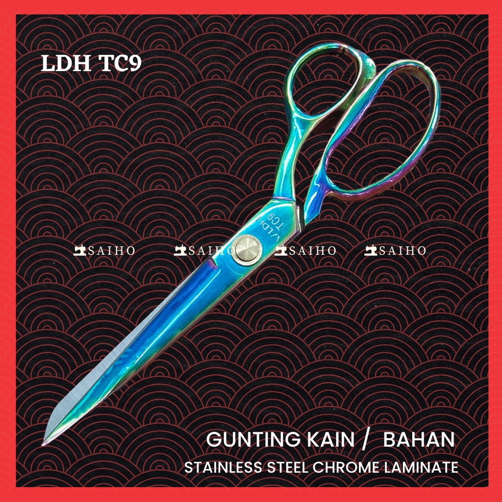 [LDH] Gunting Kain / Bahan Stainless Steel - Prism Fabric Shears 10 inch