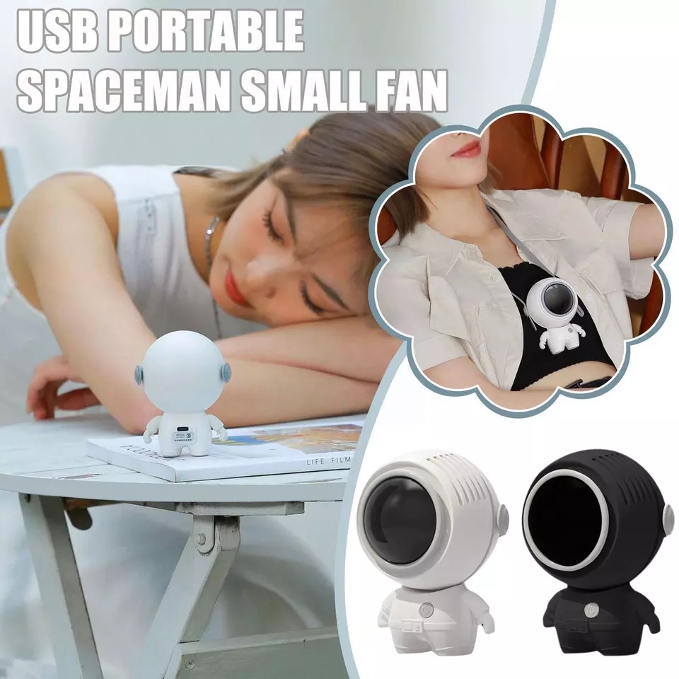 KP019 Kipas Angin Mini Astronot MF040 Astronaut Mini Fan / Kipas MIni USB