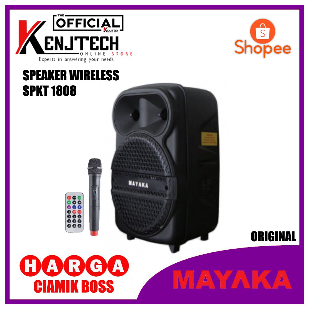 Speaker aktif wireless bluetooth mayaka