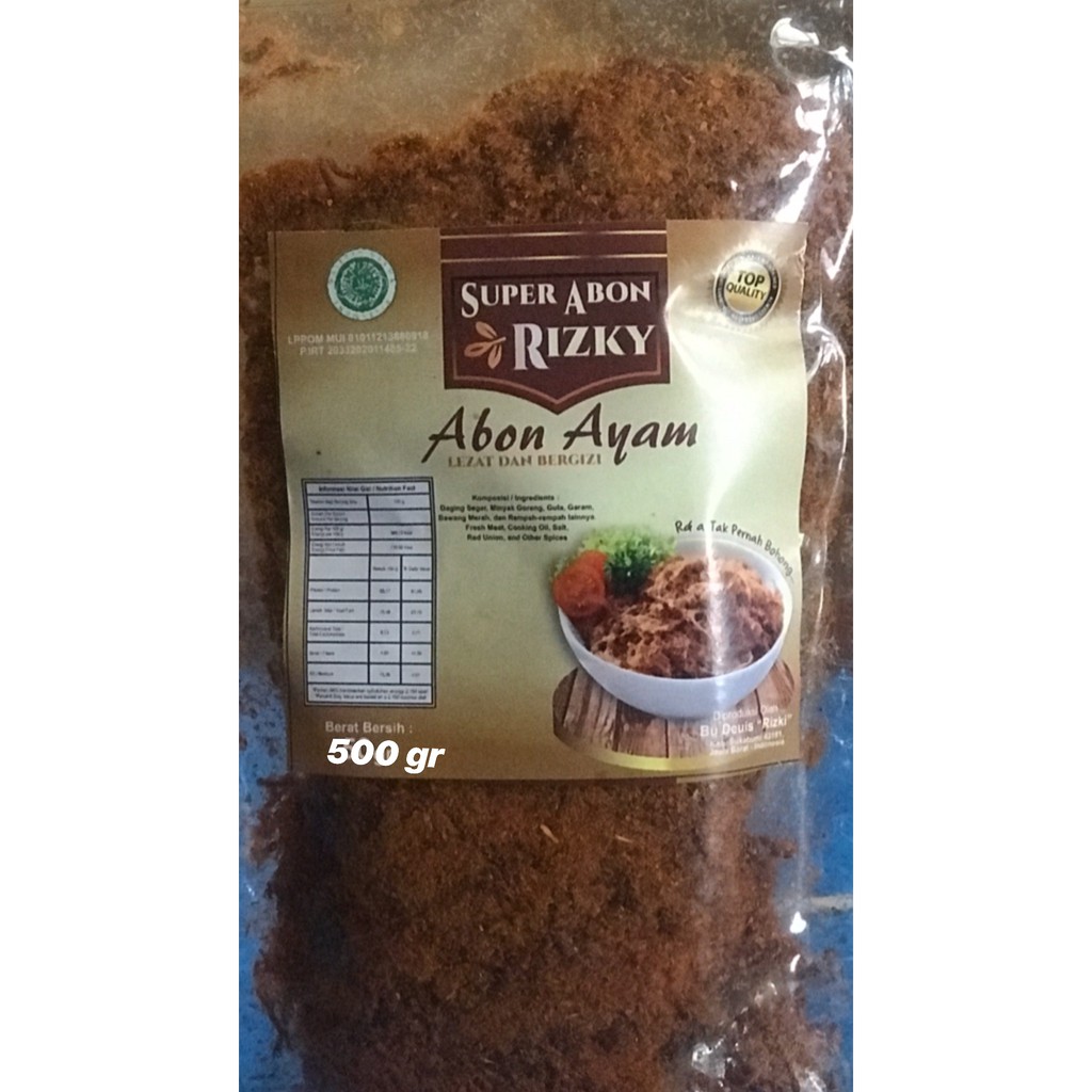

ABON AYAM 500gr 1kg SUPER ENAK